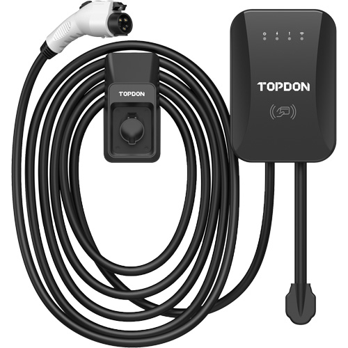 Chargeur r&eacute;sidentiel PulseQ AC pour VE avec mode identification par radiofr&eacute;quence (RFID), 40 A, Niveau 2 CA, Connecteur Type 1 (SAE J1772) Helyx Safety & Industrial Supplies