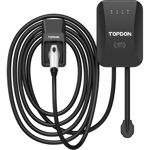 Chargeur r&eacute;sidentiel PulseQ AC pour VE avec mode identification par radiofr&eacute;quence (RFID), 40 A, Niveau 2 CA, Connecteur Type 1 (SAE J1772) Helyx Safety & Industrial Supplies
