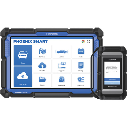 Phoenix Smart 10.1" OE-Level Scan Tool, Cloud-Based Programming & Advanced Protocols Helyx Safety & Industrial Supplies