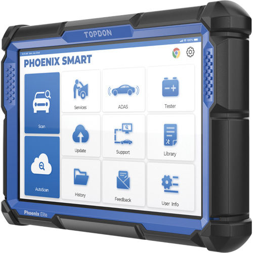 Phoenix Smart 10.1" OE-Level Scan Tool, Cloud-Based Programming & Advanced Protocols Helyx Safety & Industrial Supplies