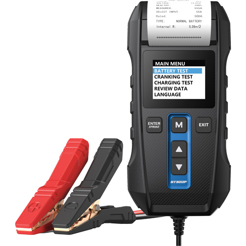 BT300P Battery, Charging & Cranking System Tester with Printer Helyx Safety & Industrial Supplies