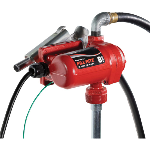 12V DC Fuel Transfer Pump with Nozzle Helyx Safety & Industrial Supplies