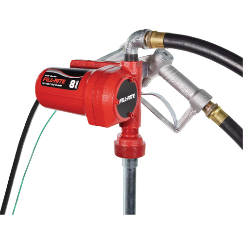 12V DC Fuel Transfer Pump with Nozzle Helyx Safety & Industrial Supplies