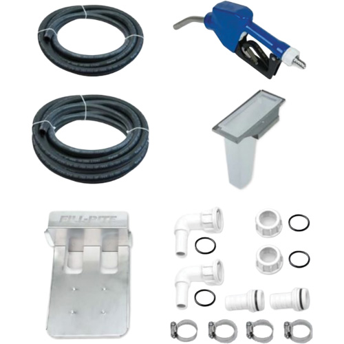 Pompe de transfert de fluide d'&eacute;chappement diesel (DEF) 115 V CA avec support pour cuve GRV et pistolet Helyx Safety & Industrial Supplies