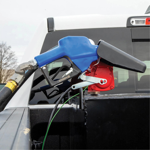 Blue Cold Weather Automatic Diesel Spout Nozzle Helyx Safety & Industrial Supplies
