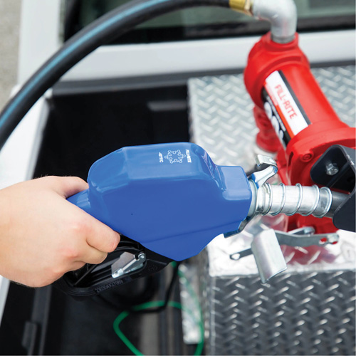 Blue Cold Weather Automatic Diesel Spout Nozzle Helyx Safety & Industrial Supplies