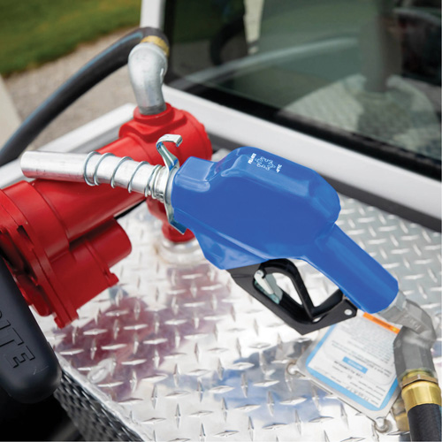 Blue Cold Weather Automatic Diesel Spout Nozzle Helyx Safety & Industrial Supplies