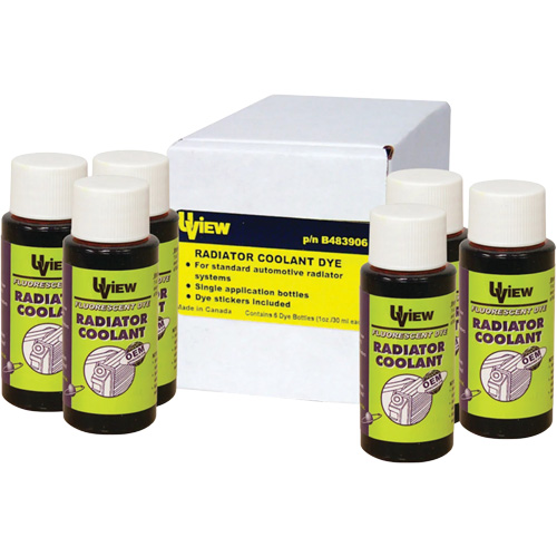 Radiator Coolant Dye Bottles Helyx Safety & Industrial Supplies