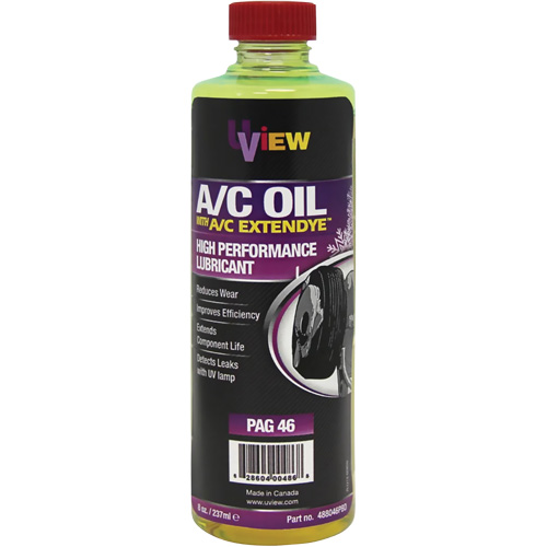 PAG 46 Oil with A/C ExtenDye, 237 ml, Bottle Helyx Safety & Industrial Supplies