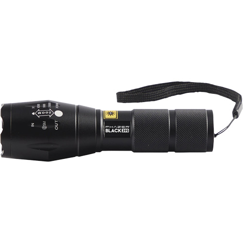 UView&reg; Phazer BLACK 395 Rechargeable UV Leak Detection Light Helyx Safety & Industrial Supplies