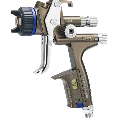 X5500 RP 1.3 I RPS D DIGI psi Premium Paint Spray Gun for Automotive Refinishing, 1/4" NPT Air Inlet, 10.24 CFM, 0.6 L/0.9 L Capacity, 0.17 PSI Helyx Safety & Industrial Supplies