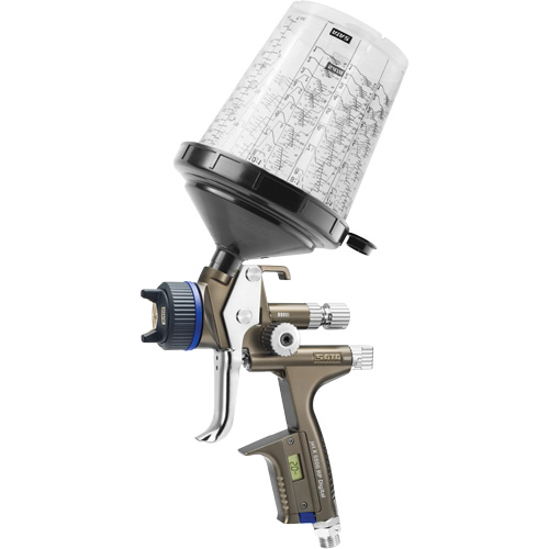 X5500 RP 1.3 I RPS D DIGI psi Premium Paint Spray Gun for Automotive Refinishing, 1/4" NPT Air Inlet, 10.24 CFM, 0.6 L/0.9 L Capacity, 0.17 PSI Helyx Safety & Industrial Supplies