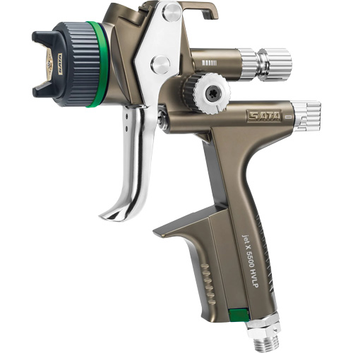 Pistolet de peinture de premi&egrave;re qualit&eacute; pour la peinture automobile 00 HVLP 1,3 O RPS D, Entr&eacute;e d'air 1/4" NPT, 15,19 pi³/min, Capacit&eacute; 0,6 L/0,9 L, 0,17 psi Helyx Safety & Industrial Supplies