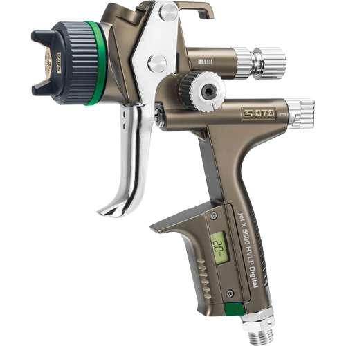 X5500 HVLP 1.4 I RPS D DIGI psi Premium Paint Spray Gun for Automotive Refinishing, 1/4" NPT Air Inlet, 15.19 CFM, 0.6 L/0.9 L Capacity, 0.17 PSI Helyx Safety & Industrial Supplies