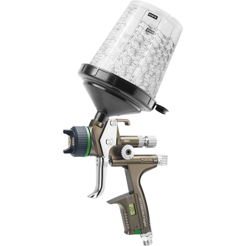 X5500 HVLP 1.4 I RPS D DIGI psi Premium Paint Spray Gun for Automotive Refinishing, 1/4" NPT Air Inlet, 15.19 CFM, 0.6 L/0.9 L Capacity, 0.17 PSI Helyx Safety & Industrial Supplies