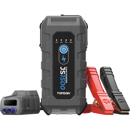 D&eacute;marreur d'appoint, survolteur, banque d'alimentation et lampe de poche JumpSurge1500 Helyx Safety & Industrial Supplies