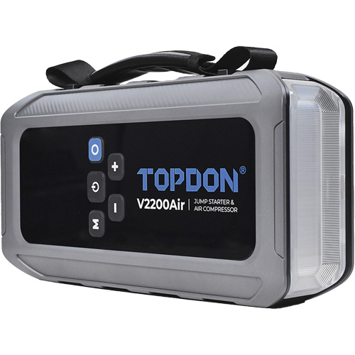 V2200Air 2-en-1: d&eacute;marreur de secours de 1200 A de pointe et gonfleur de pneus Helyx Safety & Industrial Supplies