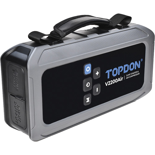 V2200Air 2-en-1: d&eacute;marreur de secours de 1200 A de pointe et gonfleur de pneus Helyx Safety & Industrial Supplies