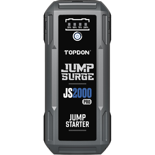 D&eacute;marreur de secours, banque d'alimentation et lampe de poche JumpSurge2000Pro &agrave; 2500 A de pointe Helyx Safety & Industrial Supplies