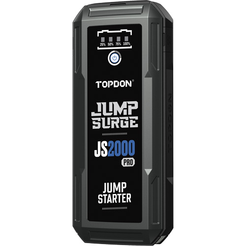 D&eacute;marreur de secours, banque d'alimentation et lampe de poche JumpSurge2000Pro &agrave; 2500 A de pointe Helyx Safety & Industrial Supplies