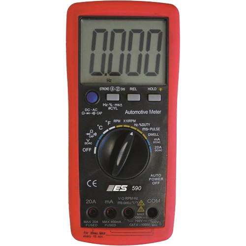 Pro Automotive Digital Multimeter with Case Helyx Safety & Industrial Supplies