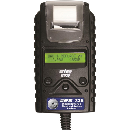 Digital Battery & Electrical System Analyzer with Printer Helyx Safety & Industrial Supplies