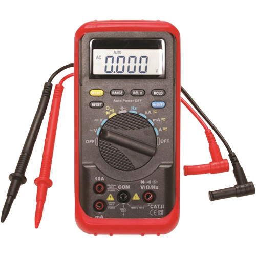 Multim&egrave;tre num&eacute;rique &agrave; s&eacute;lection automatique de gamme avec &eacute;tui Helyx Safety & Industrial Supplies