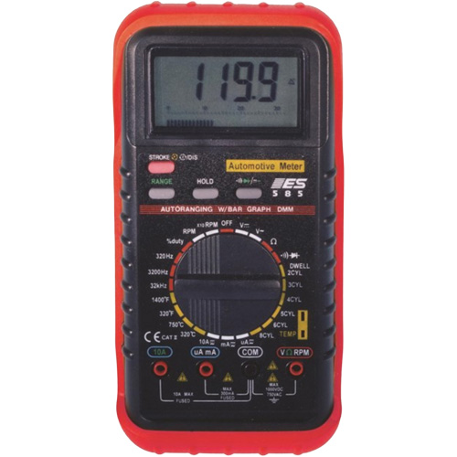 Deluxe Automotive Meter with RPM & Temperature Helyx Safety & Industrial Supplies