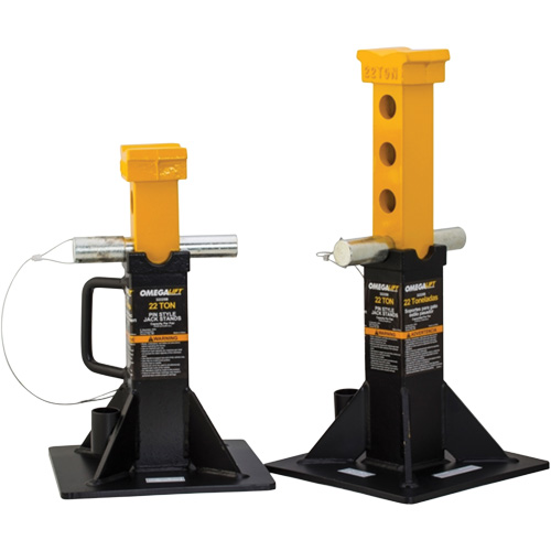 Heavy-Duty Jack Stand, Locking Pin, 22 Tons Capacity, 12-1/4" - 19-7/8" H Helyx Safety & Industrial Supplies