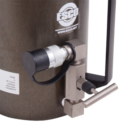 Cric de s&eacute;curit&eacute;, Col verrouillable, Capacit&eacute; de 100 tonnes, 13-37/100" - 19-3/5" h Helyx Safety & Industrial Supplies