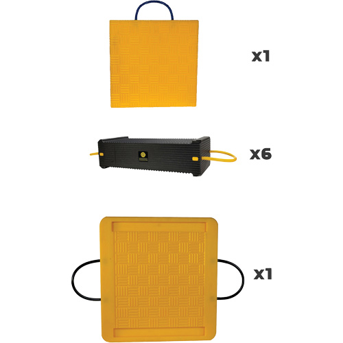 8-Piece CribLok Composite Cribbing System Kit Helyx Safety & Industrial Supplies