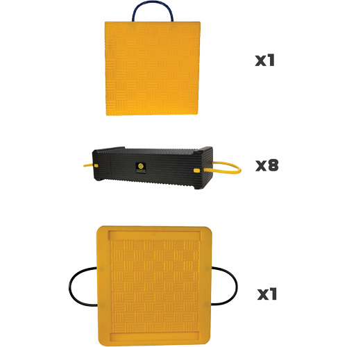 10-Piece CribLok Composite Cribbing System Kit Helyx Safety & Industrial Supplies