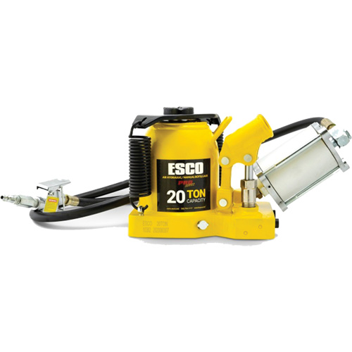 Cric bouteille de s&eacute;rie Pro "Shorty", 20 tonne(s), Air comprim&eacute;/hydraulique, 12-5/8" Hauteur &eacute;lev&eacute;e Helyx Safety & Industrial Supplies