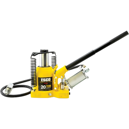 Cric bouteille de s&eacute;rie Pro "Shorty", 20 tonne(s), Air comprim&eacute;/hydraulique, 12-5/8" Hauteur &eacute;lev&eacute;e Helyx Safety & Industrial Supplies