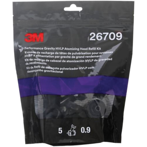 Performance Gravity HVLP Atomizing Head Refill Kit Helyx Safety & Industrial Supplies