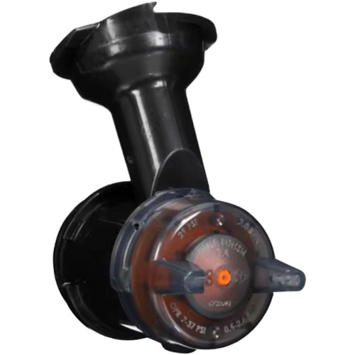 T&ecirc;te fine d'atomiseur de finition &agrave; gravit&eacute; Performance - Orange Helyx Safety & Industrial Supplies
