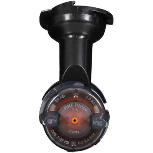T&ecirc;te fine d'atomiseur de finition &agrave; gravit&eacute; Performance - Orange Helyx Safety & Industrial Supplies