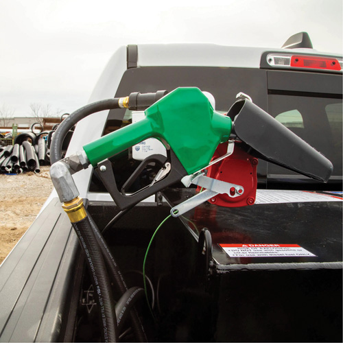 Green Automatic Gasoline Spout Nozzle Helyx Safety & Industrial Supplies