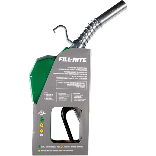 Green Automatic Gasoline Spout Nozzle Helyx Safety & Industrial Supplies