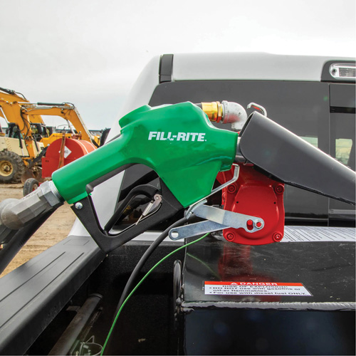 Green Automatic Diesel Spout Nozzle Helyx Safety & Industrial Supplies