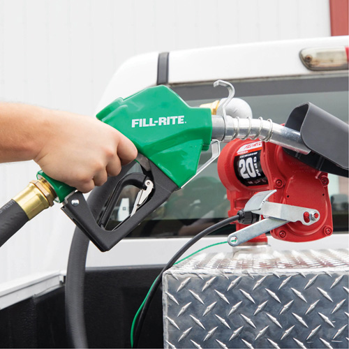Green Automatic Diesel Spout Nozzle Helyx Safety & Industrial Supplies