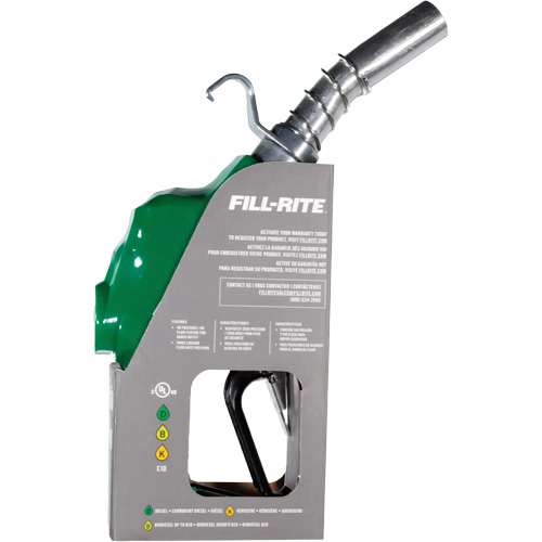 Green Automatic Diesel Spout Nozzle Helyx Safety & Industrial Supplies