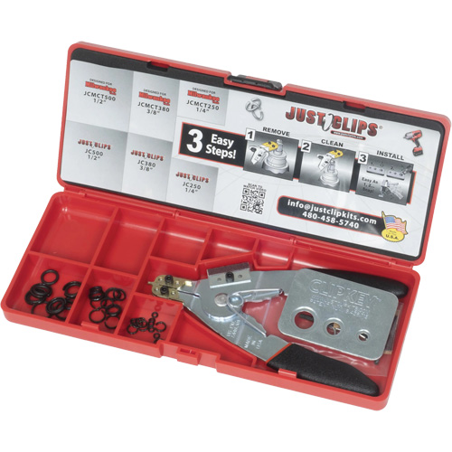Pince &agrave; anneau de retenue avec plage de 1/4 po &agrave; 1 po Helyx Safety & Industrial Supplies