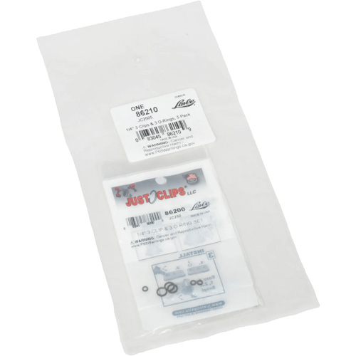 Jeu de clips et joints toriques de 1/4 po - En vrac Helyx Safety & Industrial Supplies