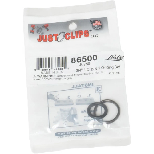Jeu de clip et joint torique de 3/4 po Helyx Safety & Industrial Supplies