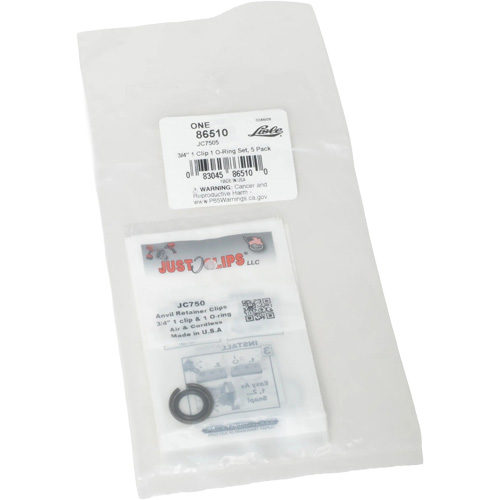 Jeu de clips et joints toriques de 3/4 po - en vrac Helyx Safety & Industrial Supplies
