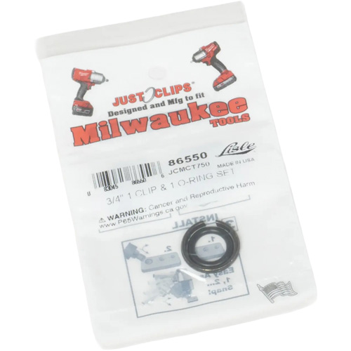 Jeu de clip et joint torique de 3/4 po pour Milwaukee Helyx Safety & Industrial Supplies