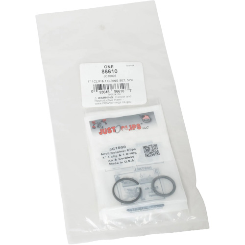 Jeu de clips et joints toriques de 1 po - en vrac Helyx Safety & Industrial Supplies