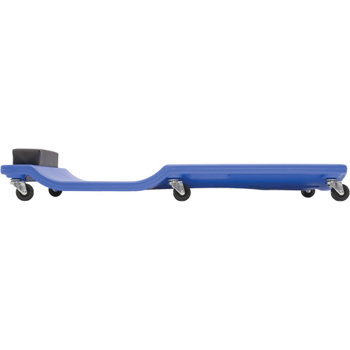 Chariot de visite bas en plastique bleu Helyx Safety & Industrial Supplies