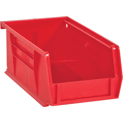 Bacs Hook-On Bins, 4" la x 3" H x 7" p, Rouge, Capacit&eacute; 10 lb Helyx Safety & Industrial Supplies